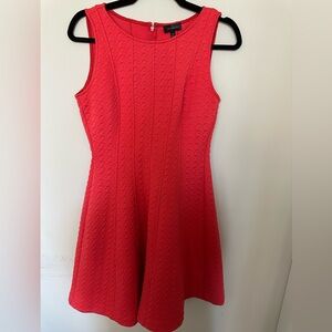 The Limited XS Coral Textured Dress